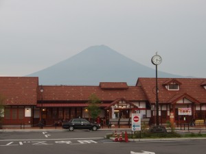 Mount Fuji View at Kawaguchiko Station