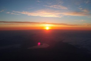 Sunrise at Mount Fuji